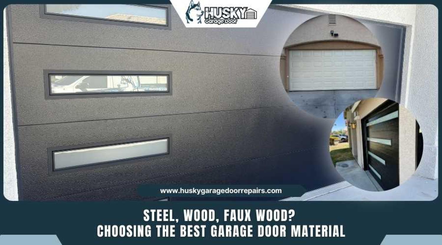 Steel Wood Faux Wood Choosing the Best Garage Door Material